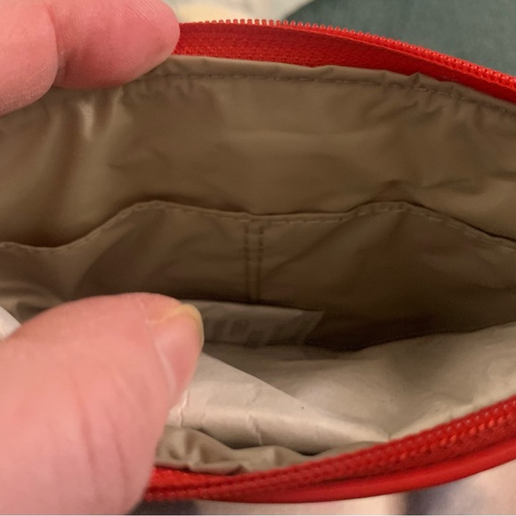 NWT Kate Spade York Street Patent Leather Stripe Zip Mini Pouch Bag Striped - Picture 10 of 10